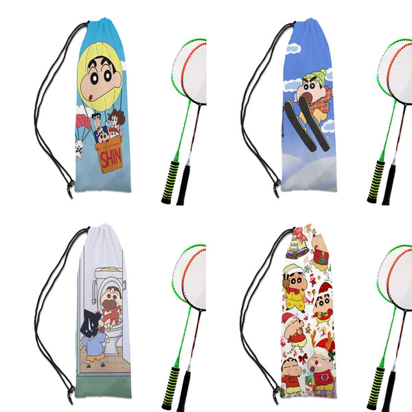 badminton racket raket badminton Krayon anime baru kecil beg raket ...