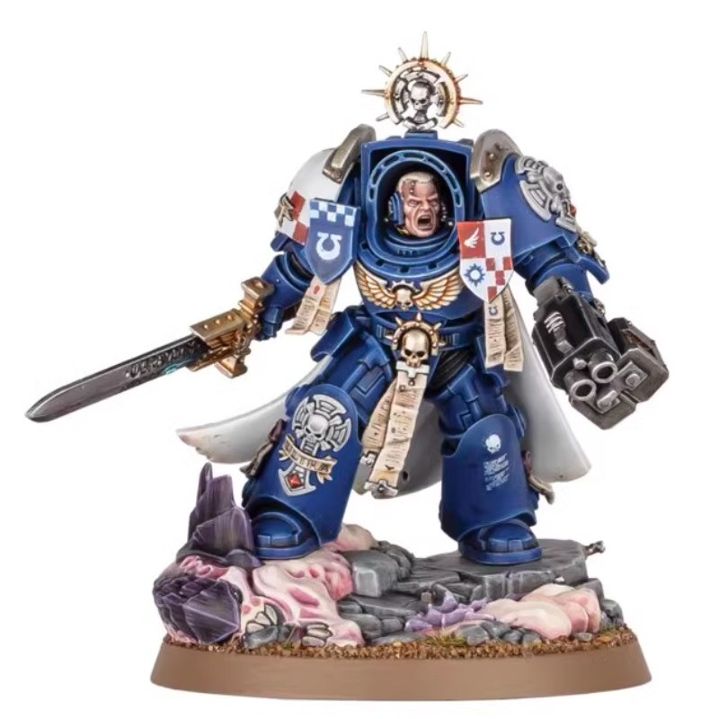 Captain in Terminator Armour Unpainted Resin Model Microscopic model ...