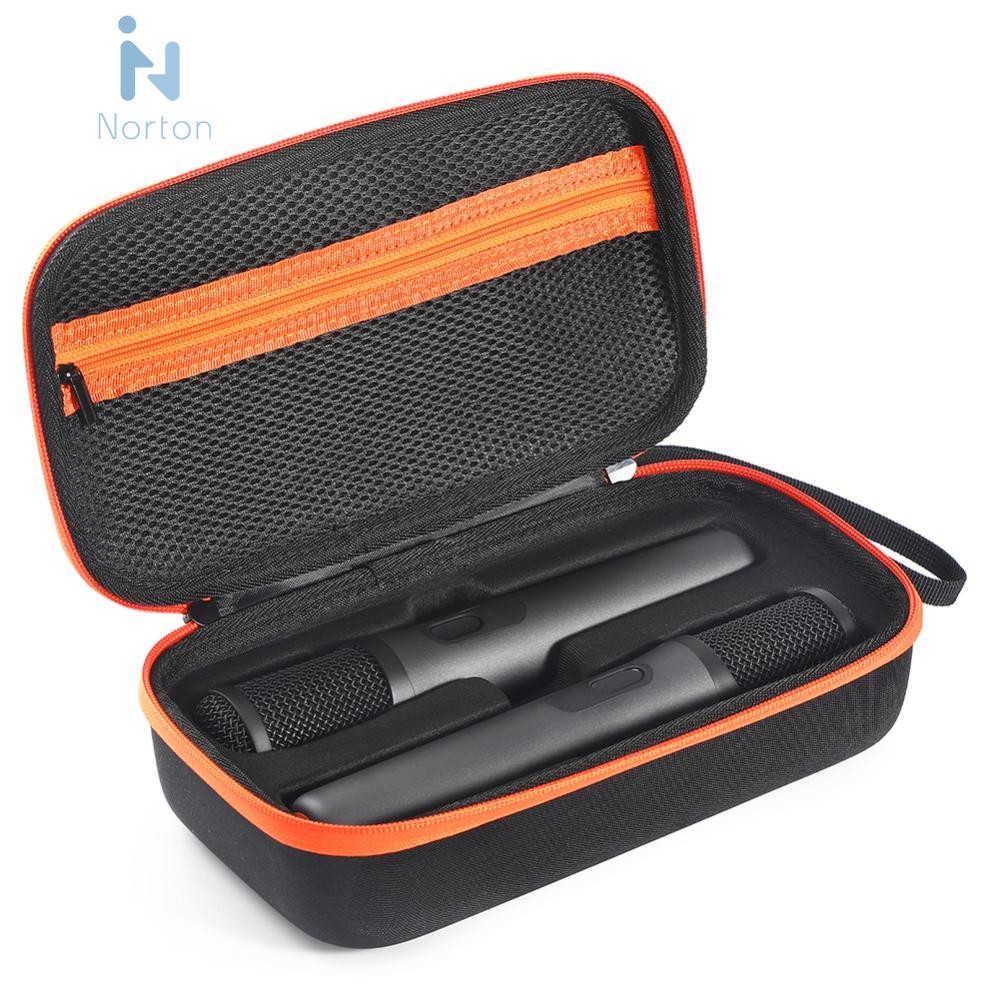JOSMAX Kabellose Mikrofonhülle Kompatibel Mit JBL Wireless Two Microphone System, Portable Handheld Dual Mic Travel Storage Bag For Singing Or Karaoke
