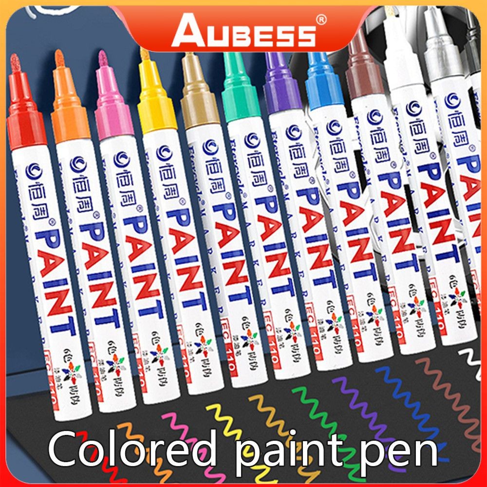 Metal Paint Pen White Waterproof Quick-drying -based Marker Pen Steel ...