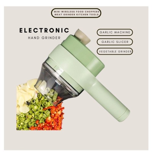 Gatling MultiFunction Vegetable Electric Vegetable Cutter Set Mini