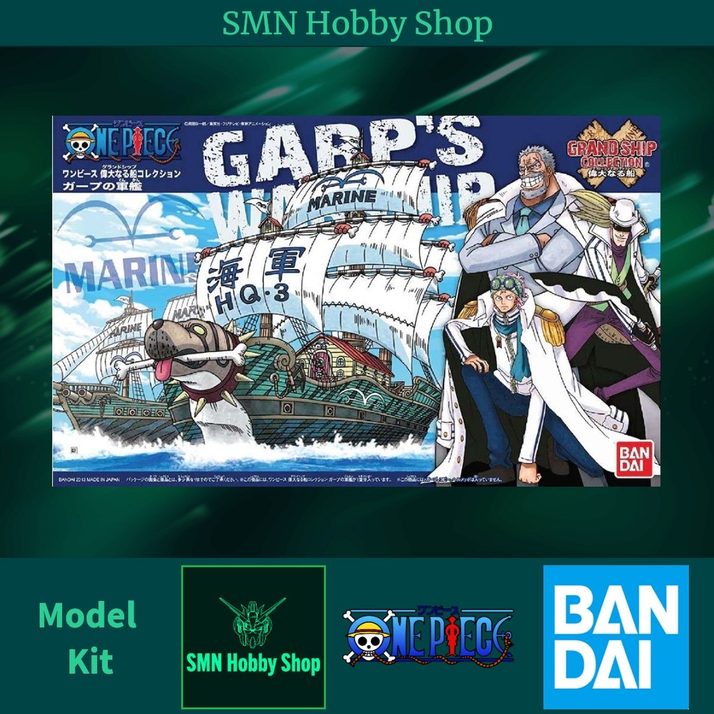 HG One Piece Grand Ship Collection Garps Warship 008 Model Kit [OP One ...