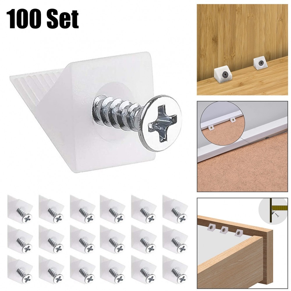 Brand New Furniture Home Drawer Bottom Screws Wedge Mending Set Support ...