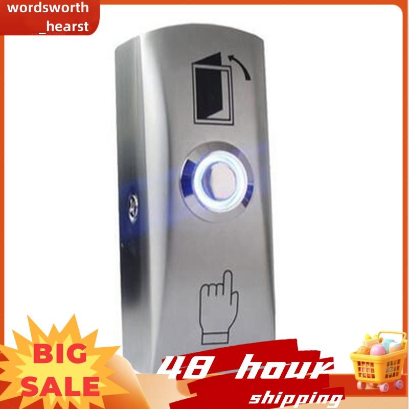 Zinc Alloy LED Backlight Door Exit Release Push Button GATE DOOR Exit ...