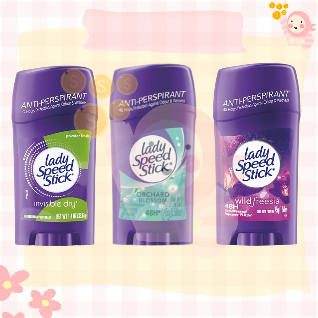 MENNEN Lady Speed Stick Powder Fresh Wild Freesia Orchard Blossom ...