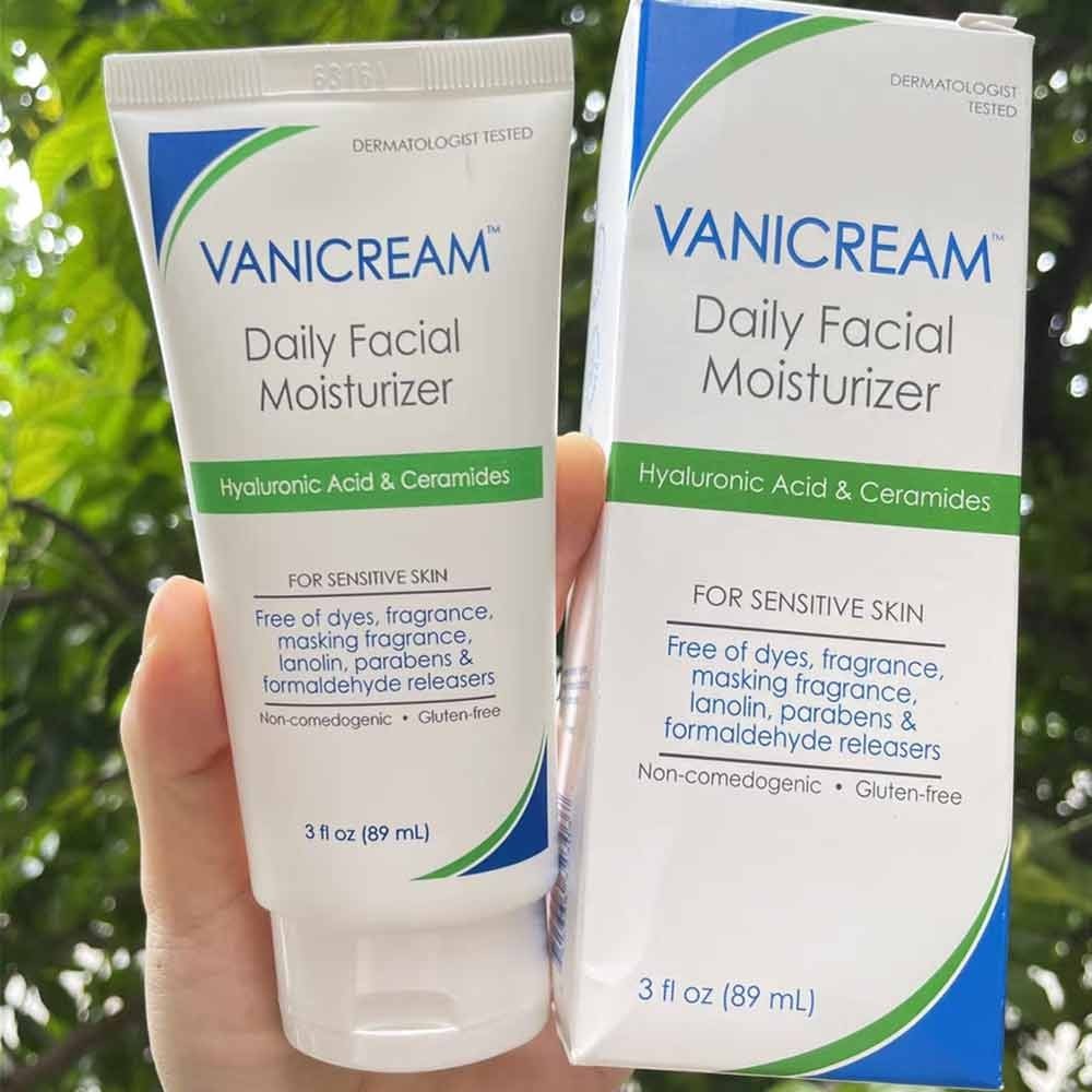 VANICREAM Daily Facial Moisturizer 89ml With Hyaluronic Acid For