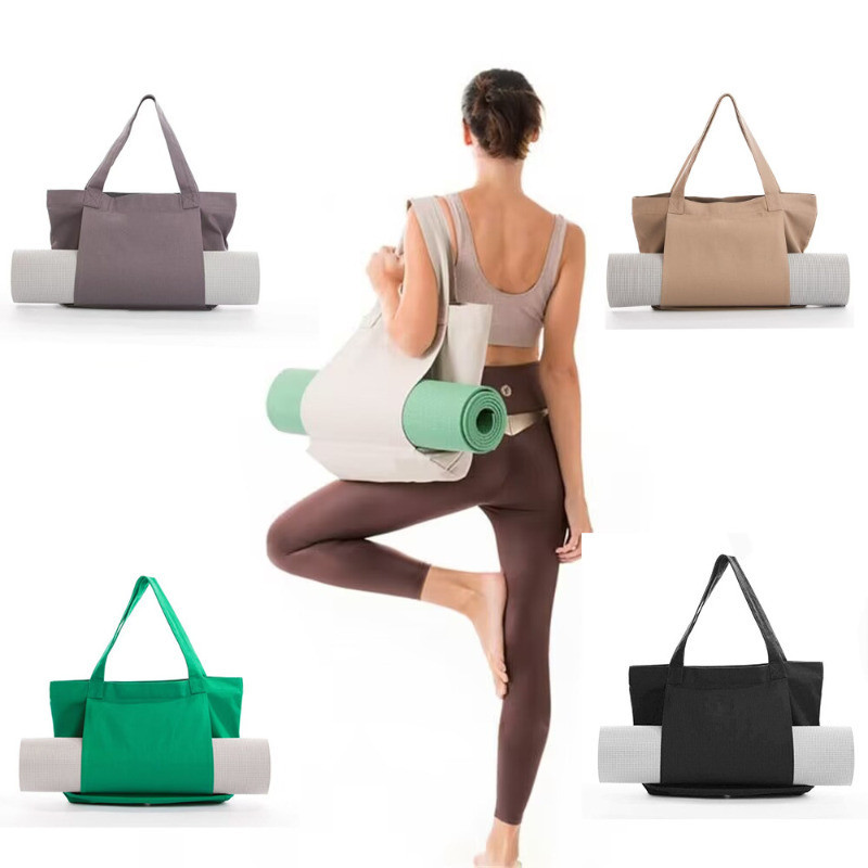 New Pattern Yoga Pilates Mat Pack Canvas Large Capacity Handbag