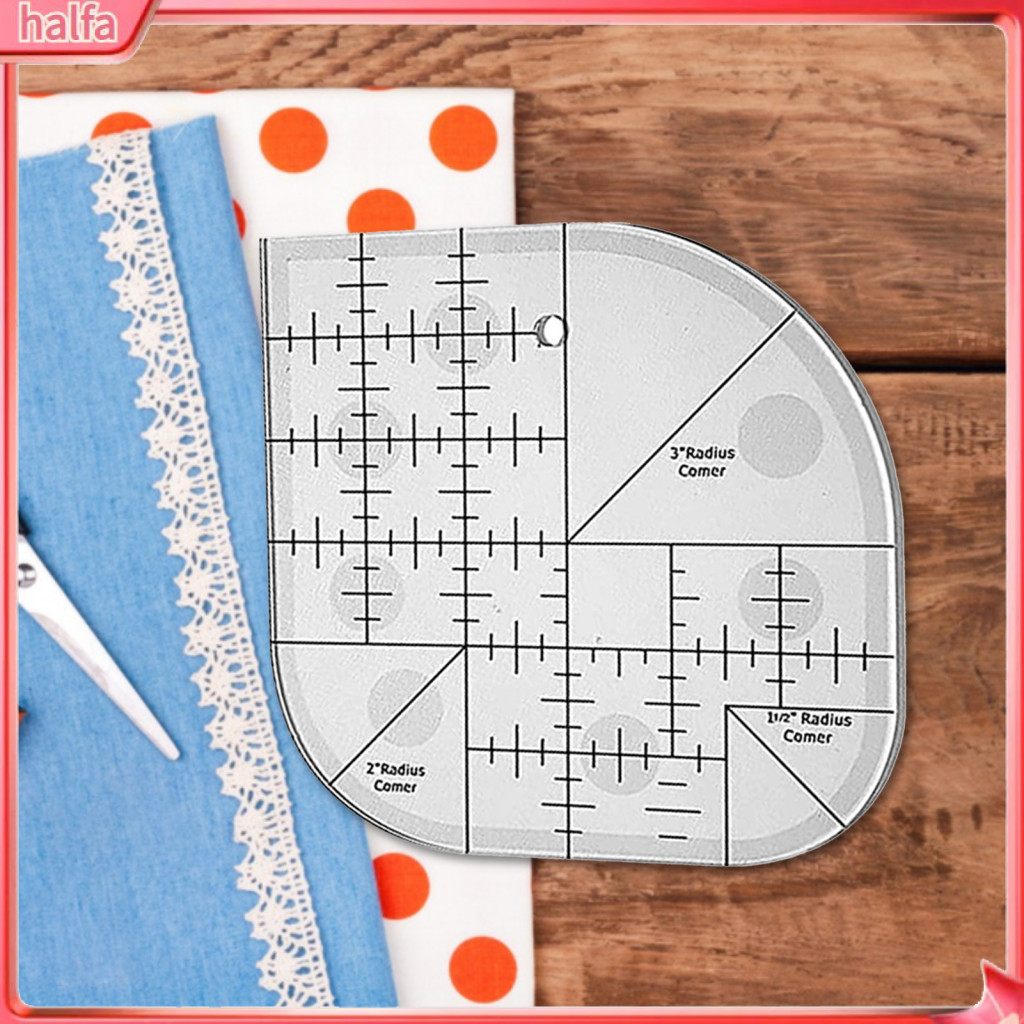 {halfa} Sewing Template Accurate Scale Clear Line Irregular Shape DIY ...