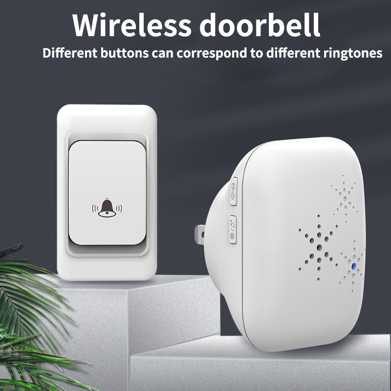 Door bell Wireless Doorbell Doorbell waterproof cover 20M range 38 ...
