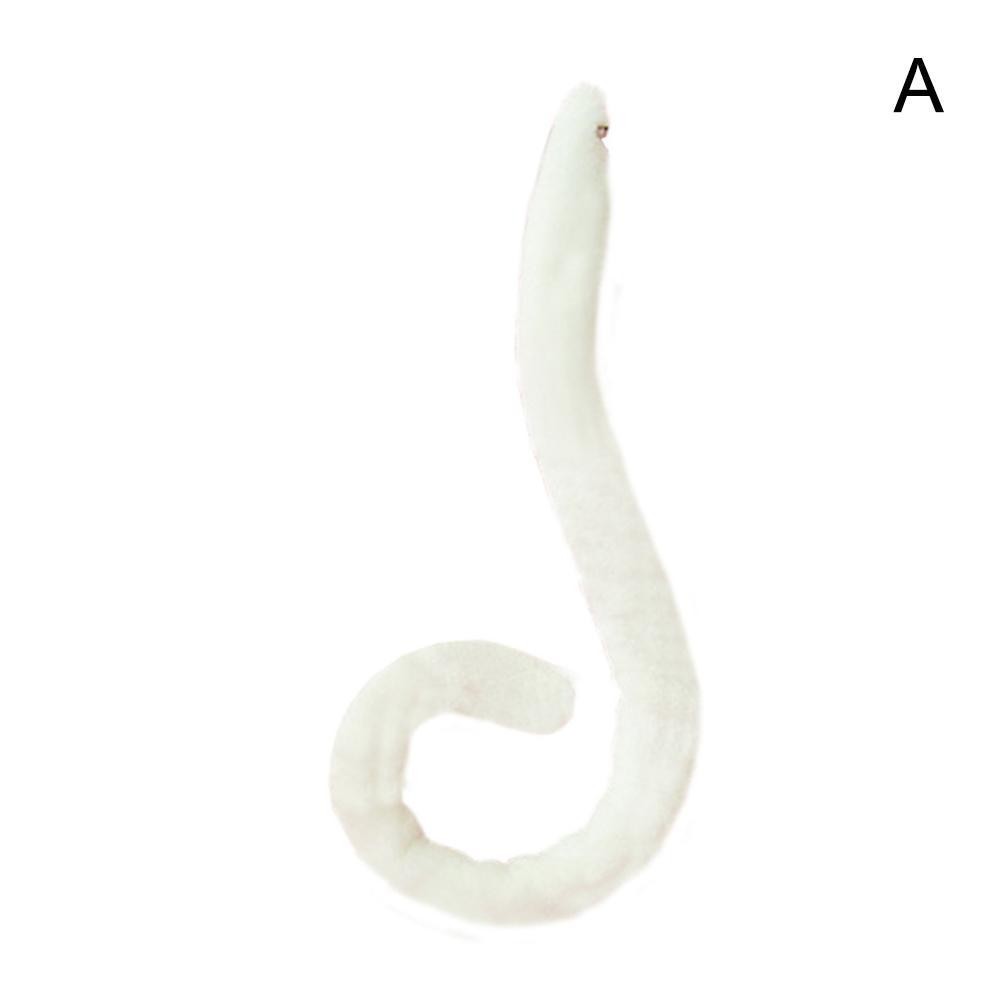 Cosplay Cat Tail Toy Black White Cat Girl Plush Tail Party Tail