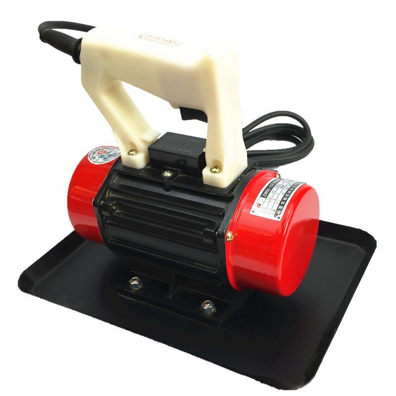Small portable concrete vibrating trowel machine Attached plate ...