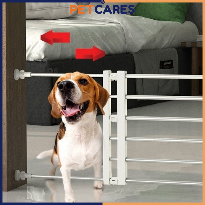 Pet Railing Isolation Door Railing Retractable Anti-Blocking Cat Dog ...