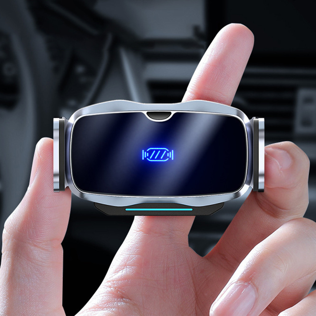 [CarAcc]- D7 Electric Car Phone Holder Universal Automatic Locking Mute ...