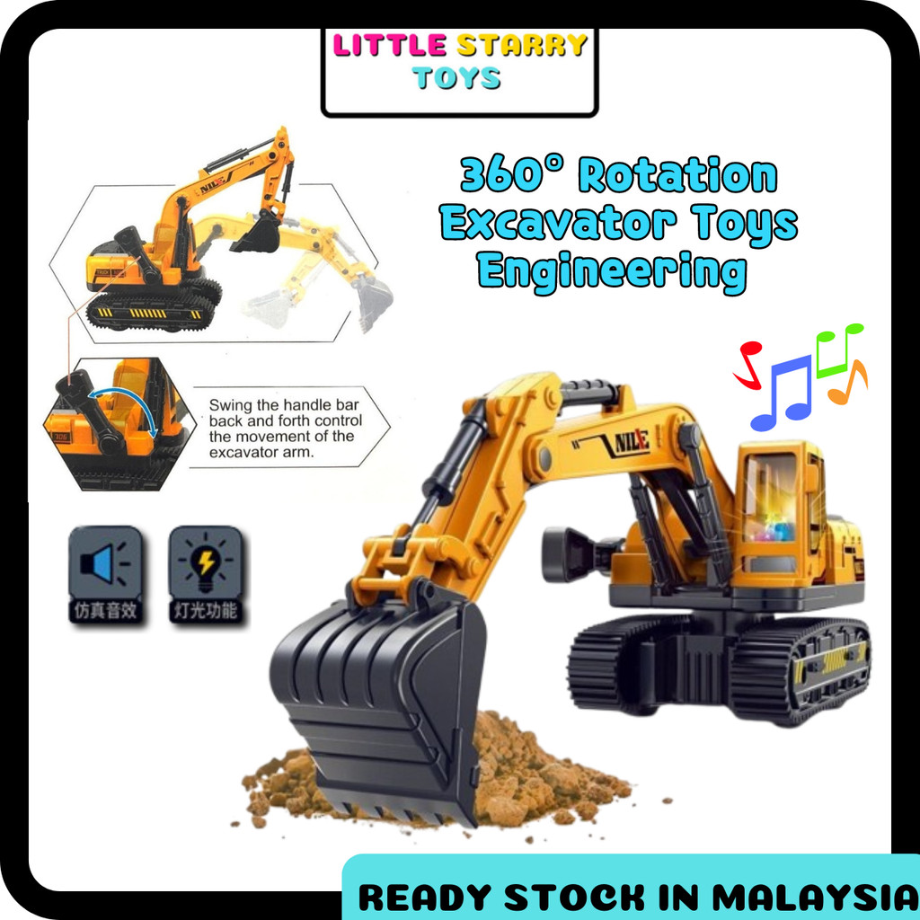 Excavator Toy 360