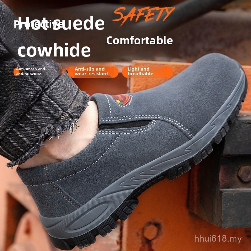 Labor Protection Shoes Men's Anti-Smashing and Anti-Penetration Steel ...