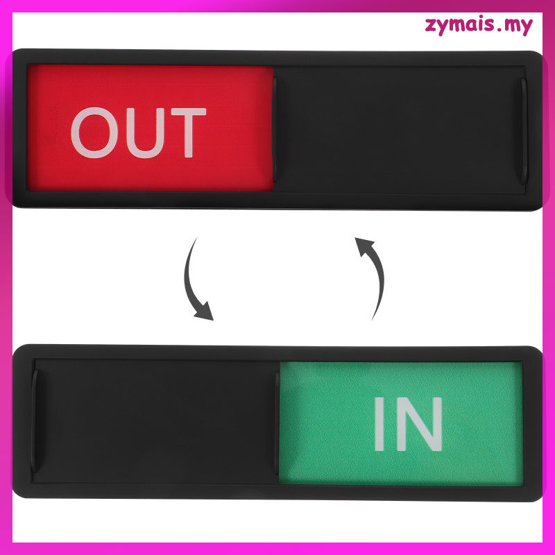 Office Signs Signage Door House Number Slide Indicator Slider Privacy ...