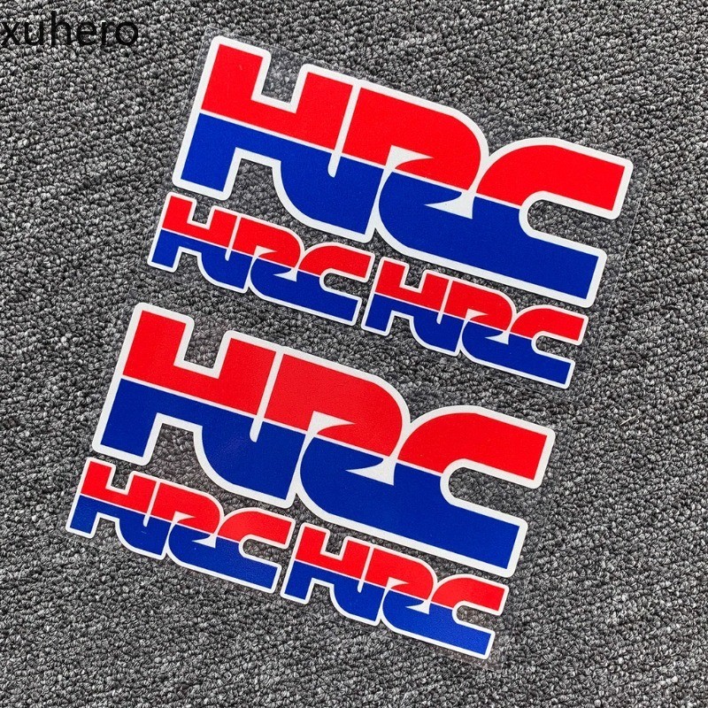 HRC reflective Honda motorcycle sticker racing helmet Decal decoration ...