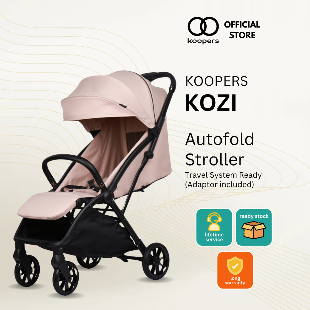 Koopers Kozi Lightweight Autofold Compact Stroller 0-22kg | Shopee Malaysia
