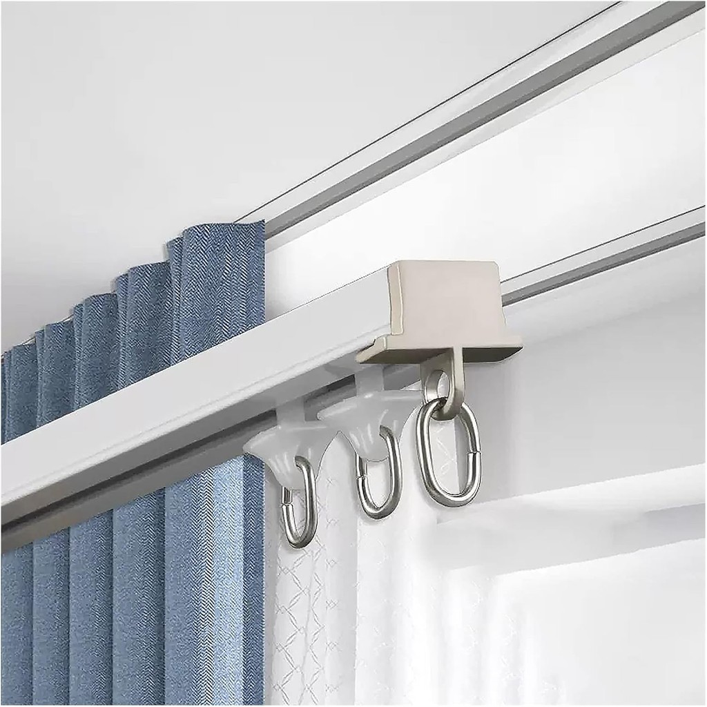 Tenda a scomparsa da soffitto con binario dritto, sistema di guide ...