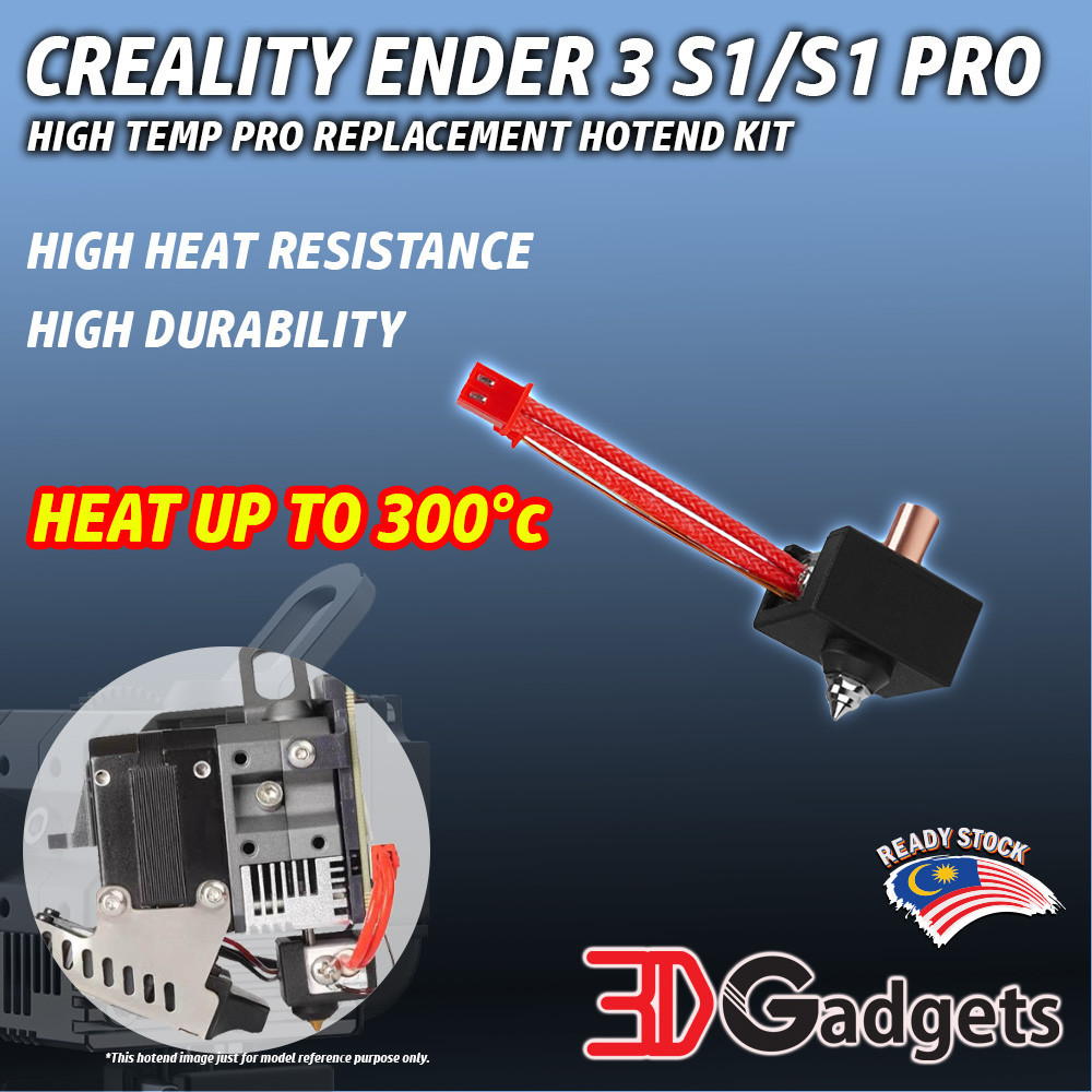 Creality Ender 3 S1 / S1 Pro High Temperature All Metal Hotend Kit up ...