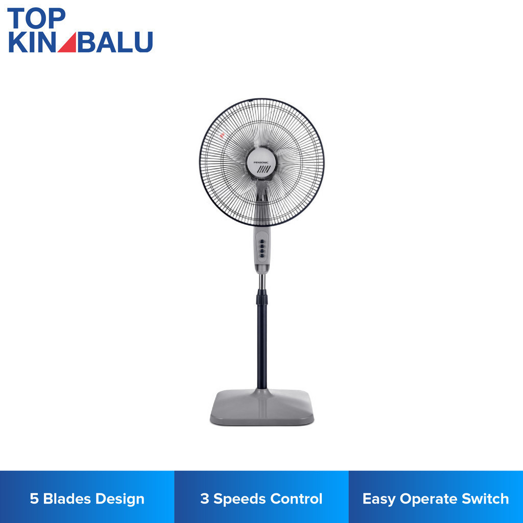 Pensonic Psf Stand Fan Grey Shopee Malaysia