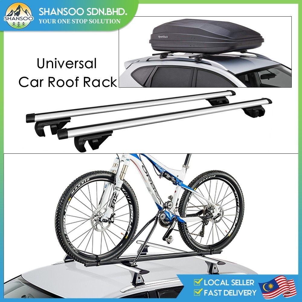 1.2M/1.3M Universal Car Roof Rack Aluminum Alloy Cargo Carrier Luggage ...