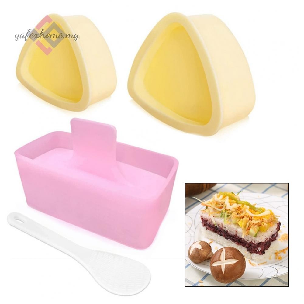 Japanese Onigiri Moulds Combo Sushi Maker Kit Triangle Rice Maker ...