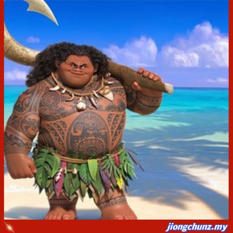 Men's Moana Maui Costume - Complete Tattoo Outfit For Halloween Or Book Week