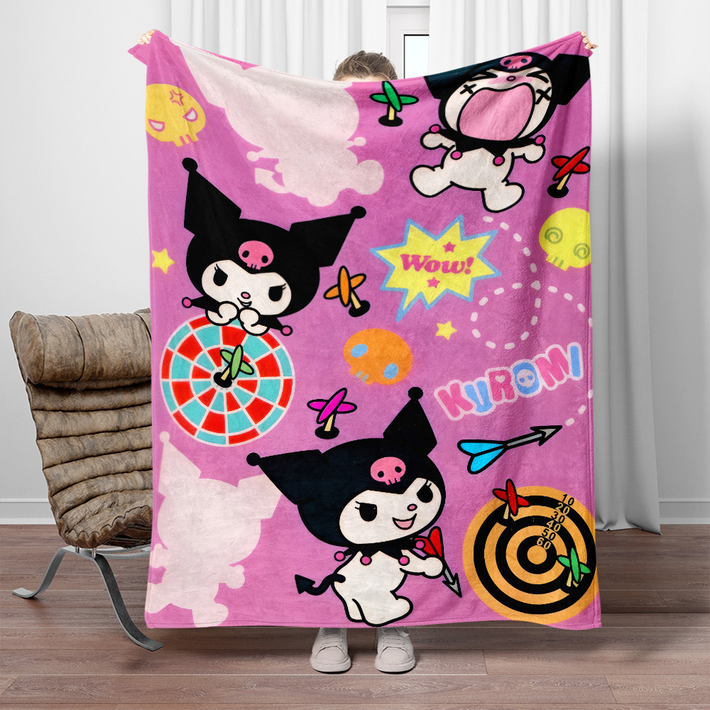 Kuromi throw blanket hotsell