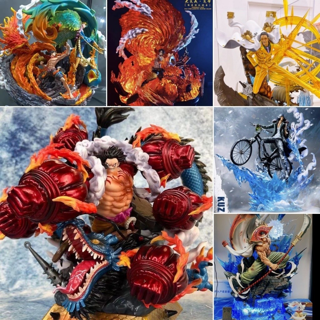 Mystery Box Blind Box One Piece Figure Kohza Luffy Gear 5 Zikisc Teach ...