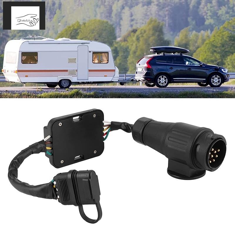 Trailer Light Converter European Round 13-Pin Connector to US 4-Pin ...