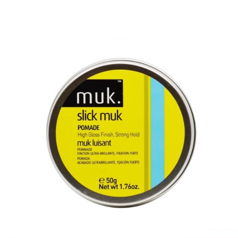 Muk Slick Muk Pomade 50 G – Starke Fixierung, Hochglanz-Finish, Wasserlöslich Mit Kokos-Vanille-Duft