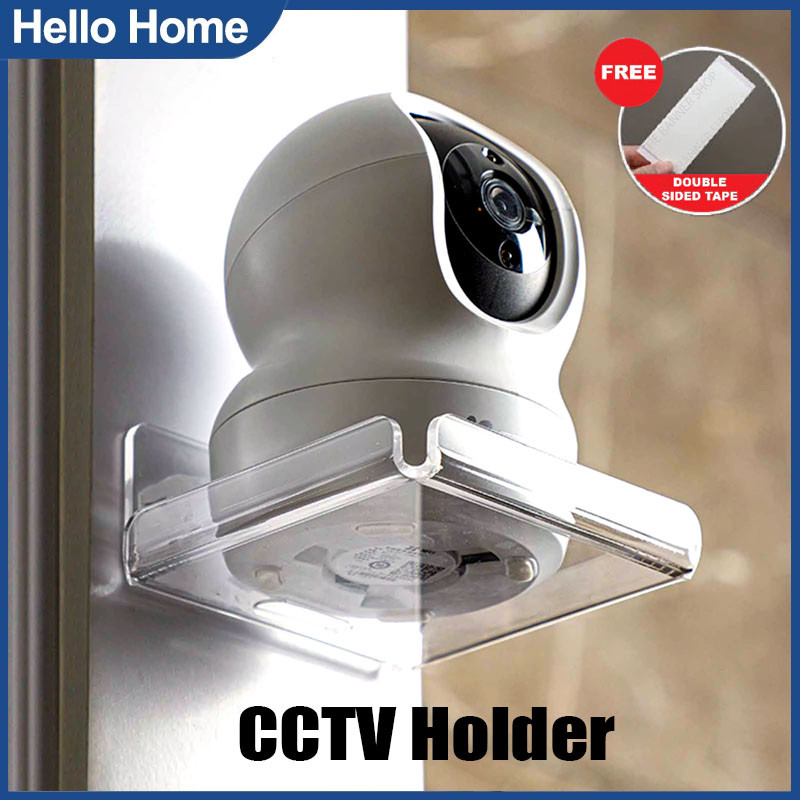 CCTV Holder Camera Stand Monitoring WIFI Router Rack Self Adhesive ...