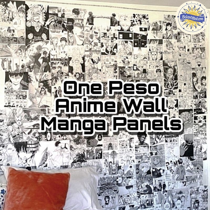FANMADE 50 PCS ANIME WALL STICKER MANGA PANELS A6 WATERPROOF WALL DECOR ...