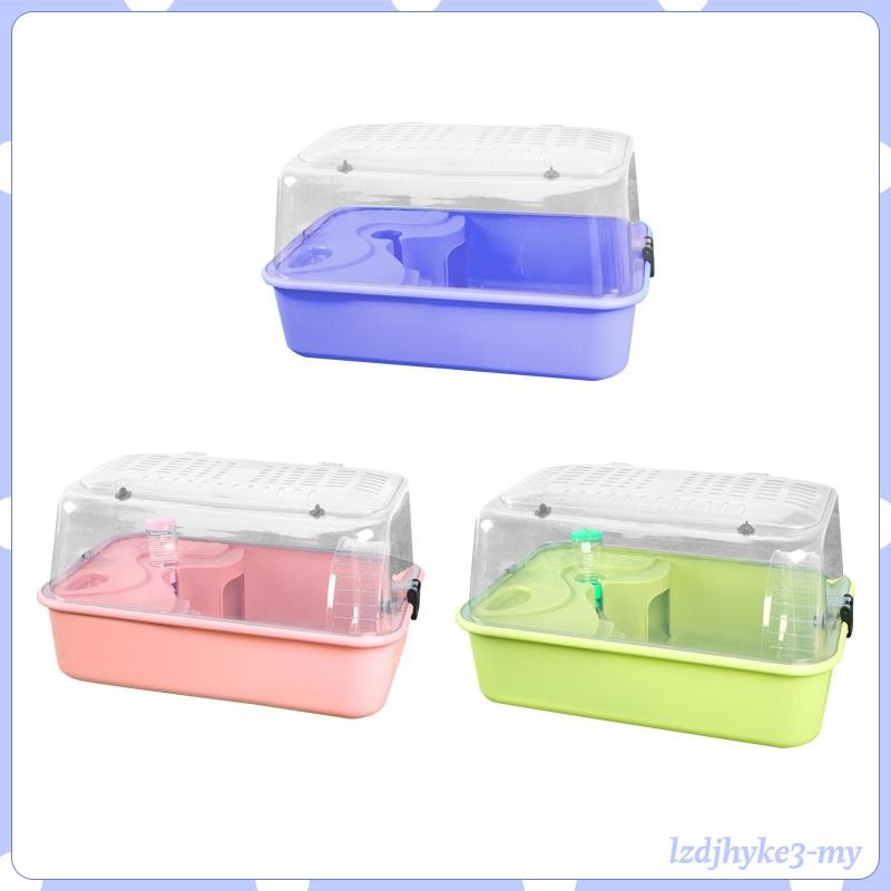 Curated visual reference: Ready Stock Large Hamster Cage Hamster Habitat Activity Transparent Photo Inspiration