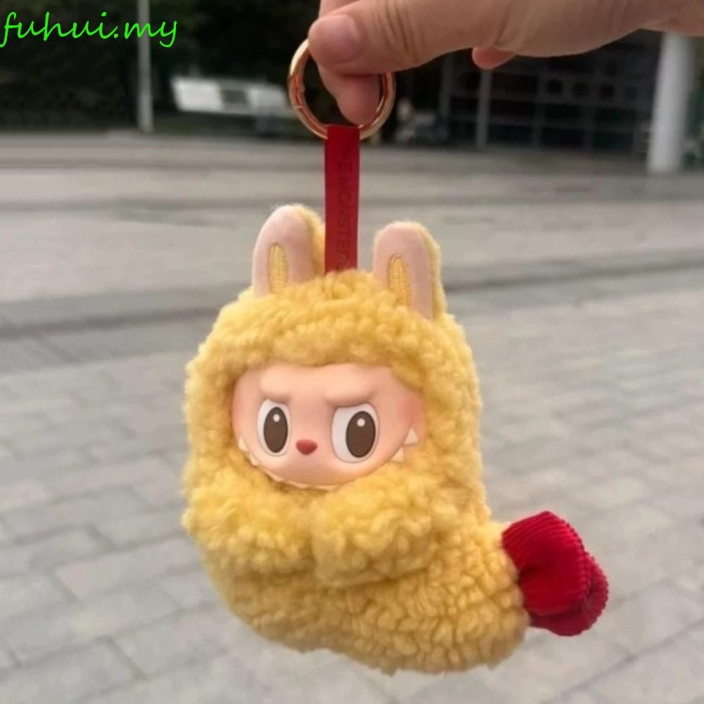 FUHUI Fried Shrimp Labubu Doll, Action Figure Chicken Leg Tempura ...