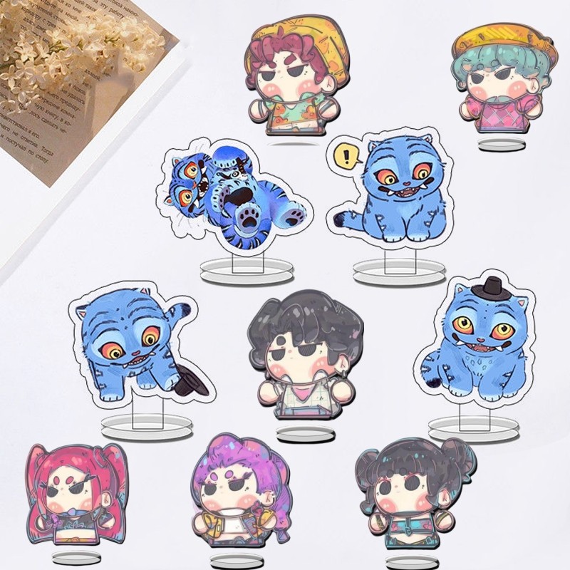 Standee Kpop Huntrix Cartoon Derpy Saja Boys Acrylic Standing Plates ...