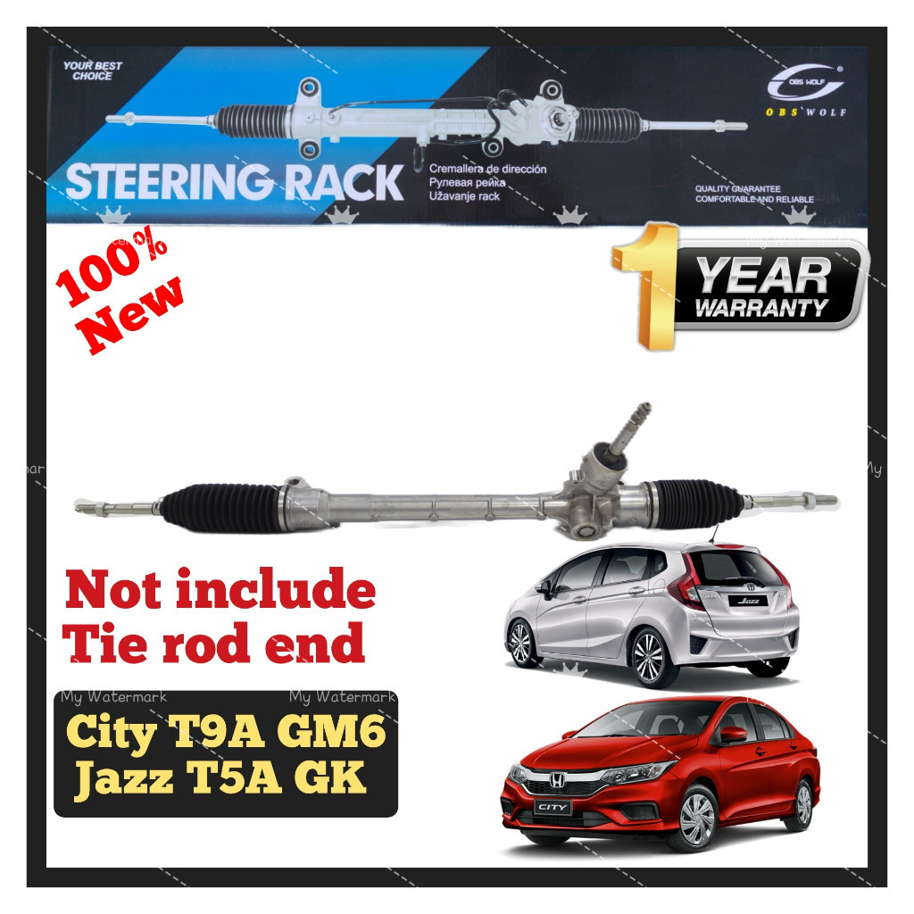 (WARRANTY 1YEAR) 100% NEW POWER STEERING RACK HONDA CITY T9A GM6 JAZZ ...
