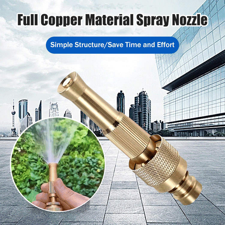 [Save Time Effort Money] High Pressure Brass Water Hose Nozzle Strong ...