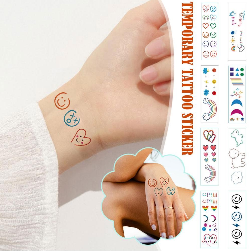 Temporary Tattoo Sticker Waterproof Cute Sticker Tattoos Fake K3t4 ...