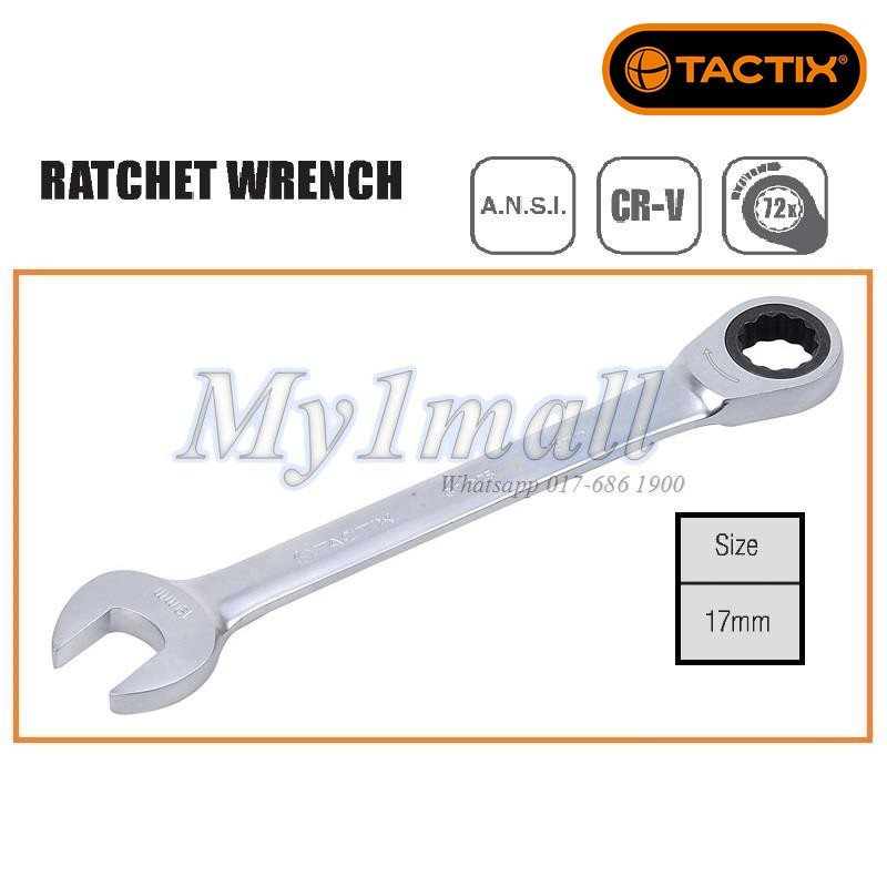 Tactix 371021 17mm Ratchet Wrench | Shopee Malaysia