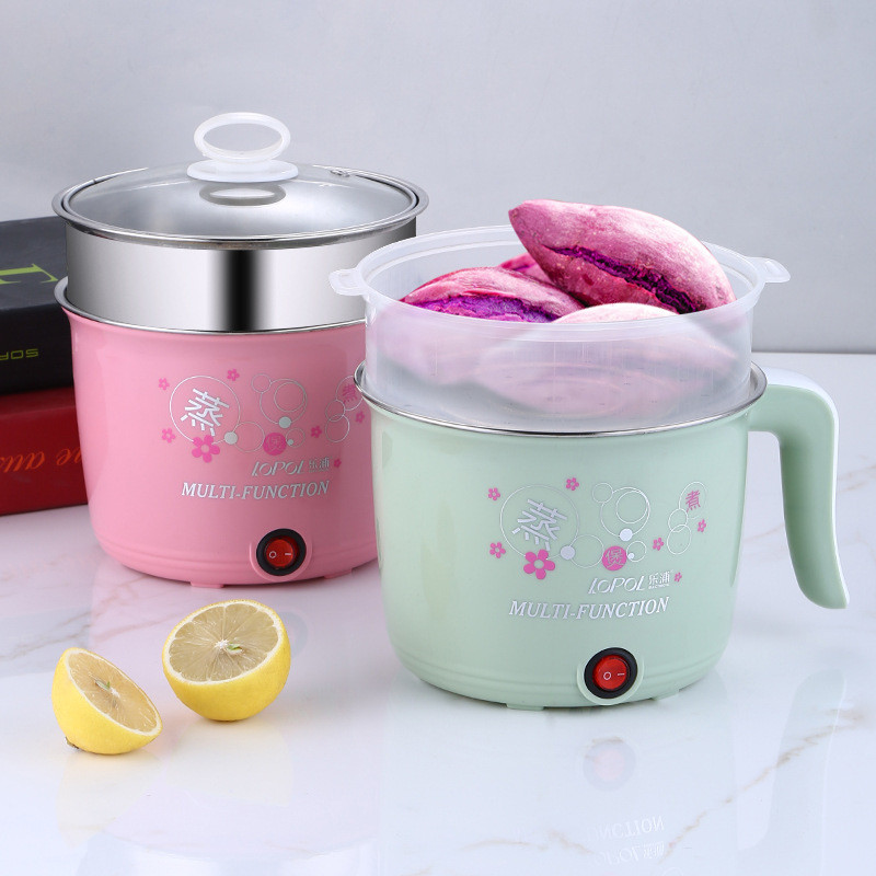 2 Layers 1.8 L Electric Pot / Mini Rice Cooker with steamer New Version