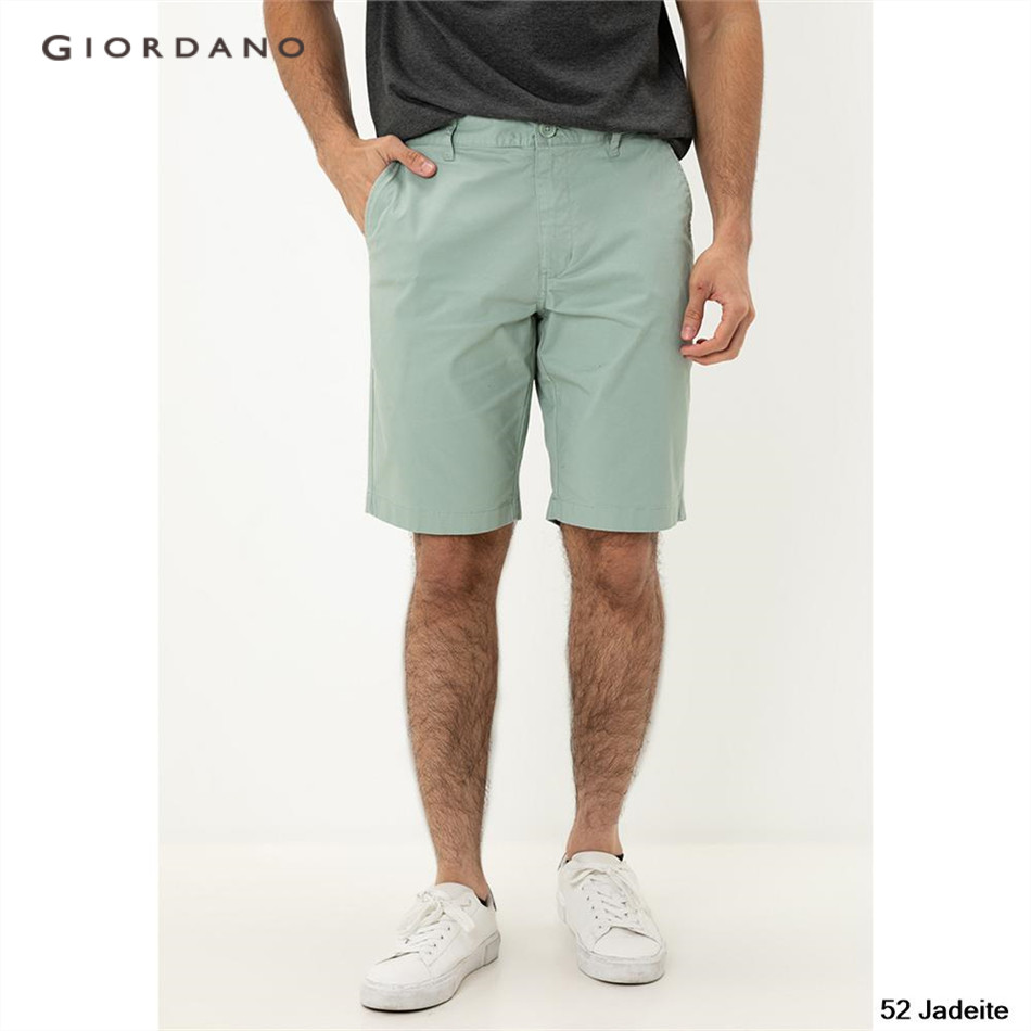GIORDANO MEN Men s Cotton Hidden Comfort Bermuda Shorts 0 01104202 Shopee Malaysia