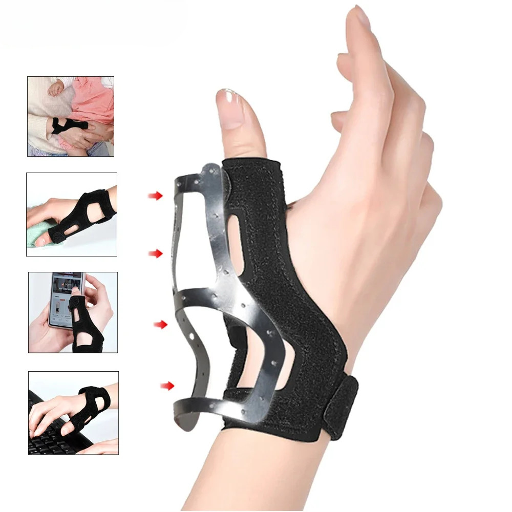 Thumb Support Brace-Waterproof Semi-rigid Stabilizer Splint for ...