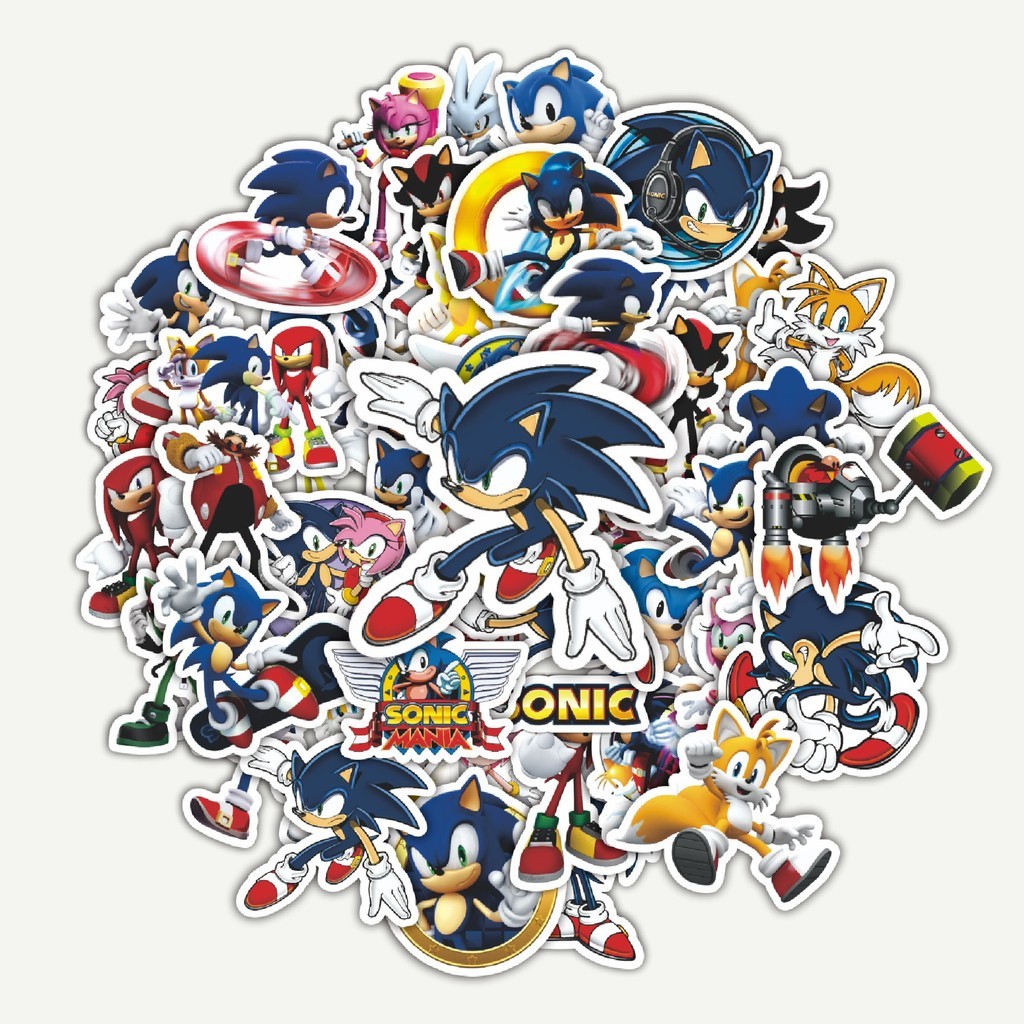 Sticker Pack Sonic the Hedgehog Cartoon Stickers | TUMBLR Sticker ...