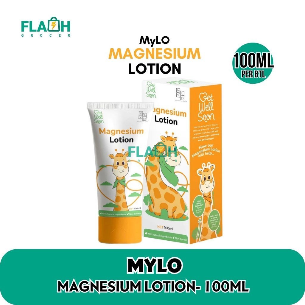 MyLO- Baby & Kids Magnesium Lotion- 100ML-Soothes Growth Discomfort ...