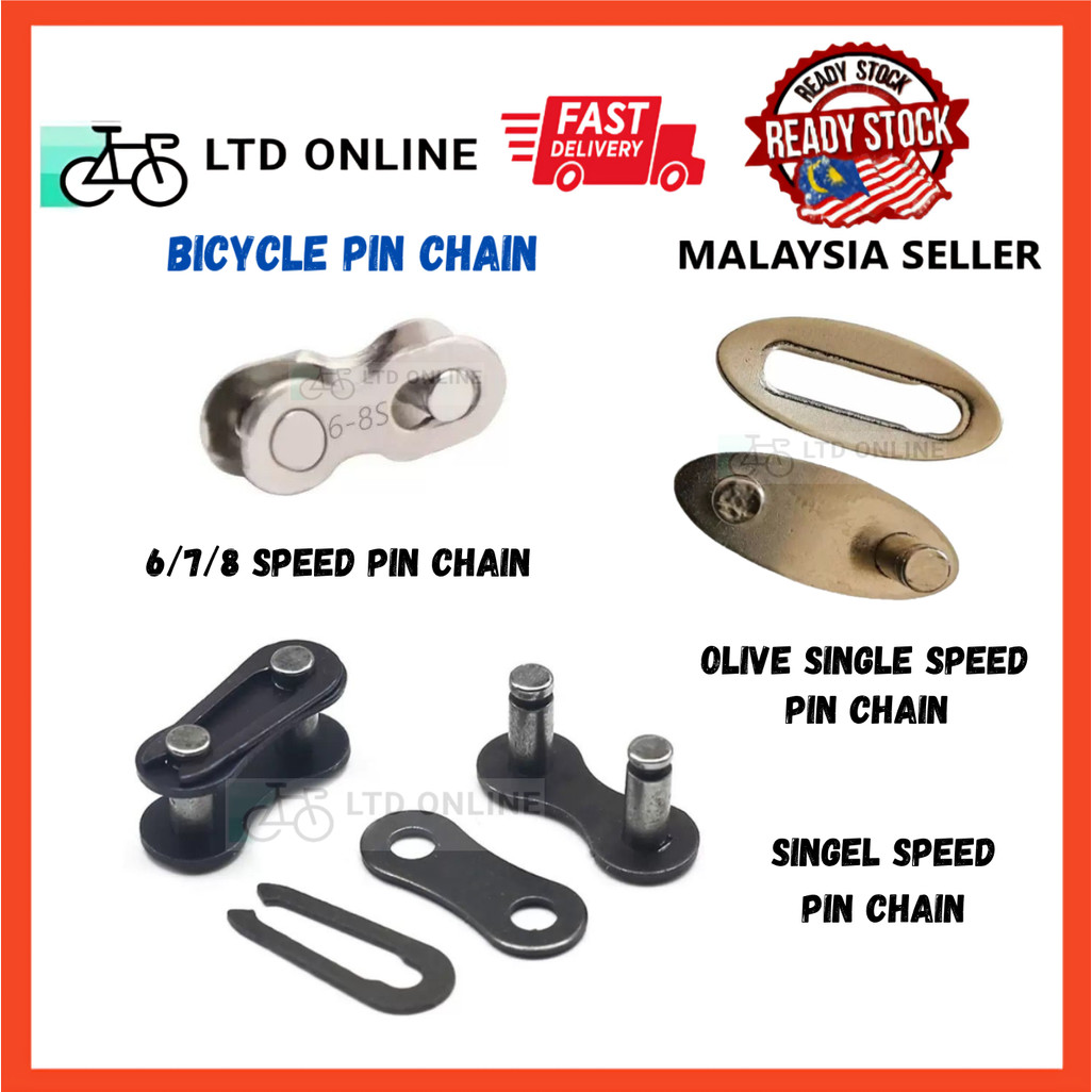 Bicycle Chain Pin Pin Rantai Basikal Single Speed 6/7/8 Speed Olive ...