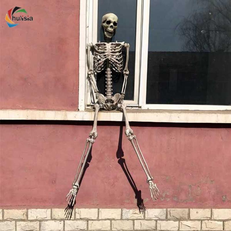 [chulisia] Halloween Skeleton Movable Joints Full Body Faux Human ...