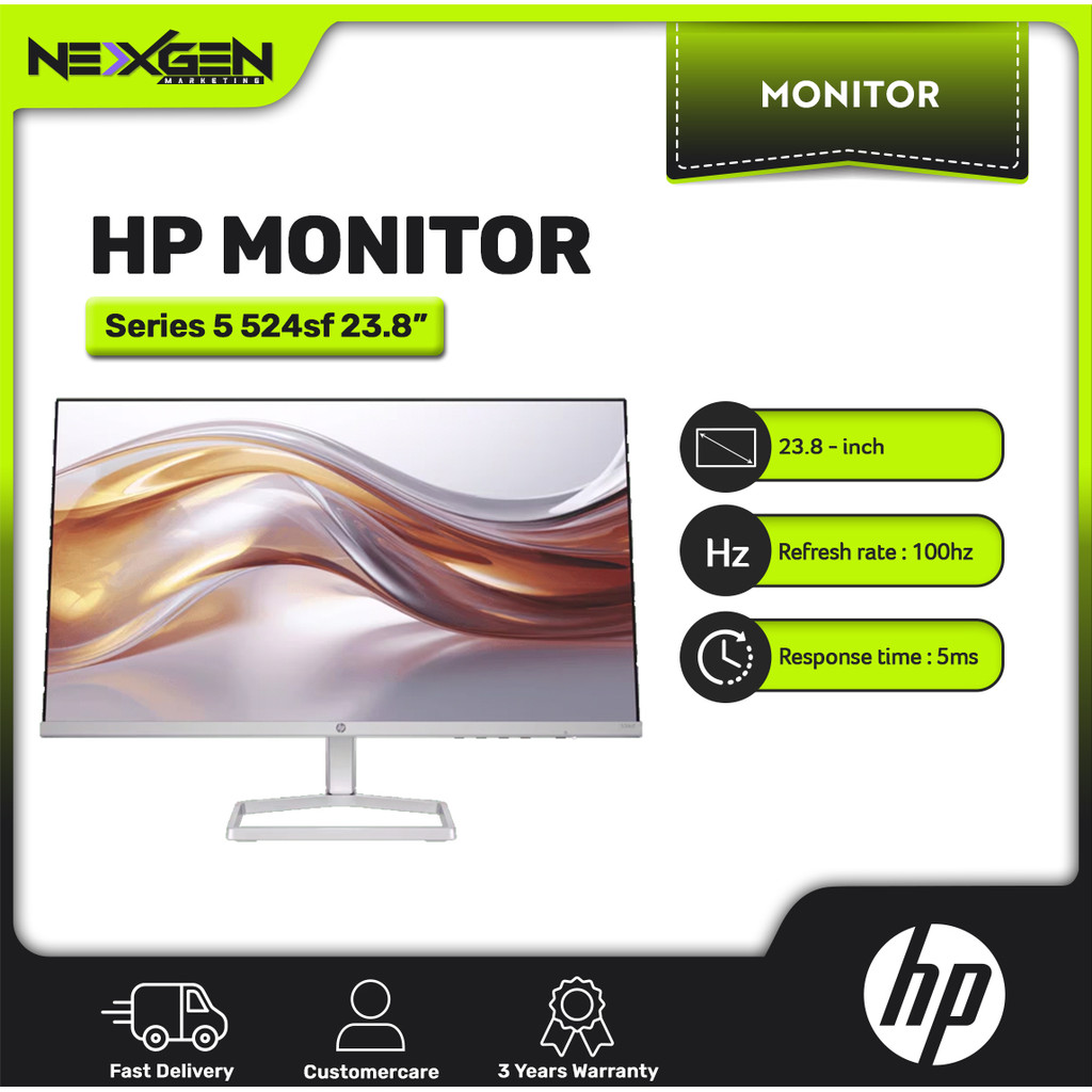 HP Series 5 - HP 524sf / 527sf, 23.8 inch / 27 inch FHD Monitor / HDMI ...