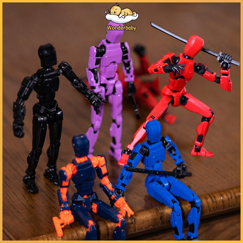 Wonderbaby Multi Jointed movable Robot Toys Dummy Action Figure Robot ...